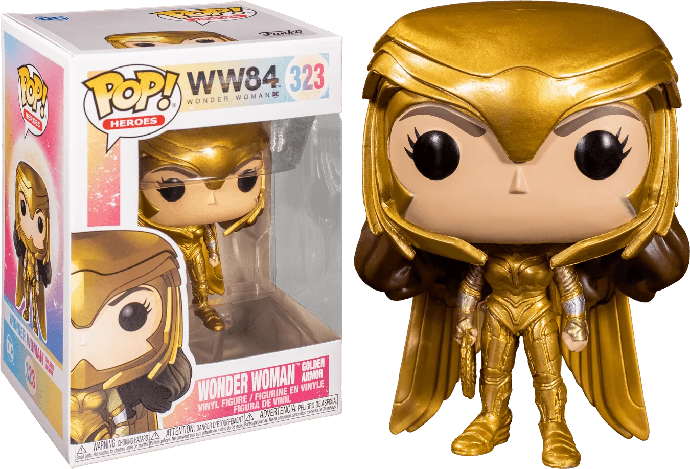 FUN46658 Wonder Woman: 1984 - Wonder Woman Gold Power Pose Pop! Vinyl - Funko - Titan Pop Culture