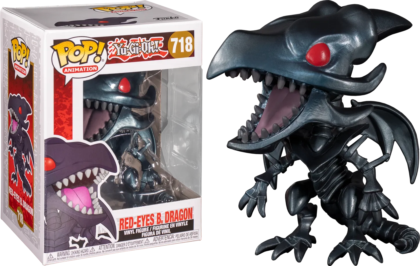 FUN46925 Yu-Gi-Oh! - Red-Eyes Black Dragon Pop! Vinyl - Funko - Titan Pop Culture