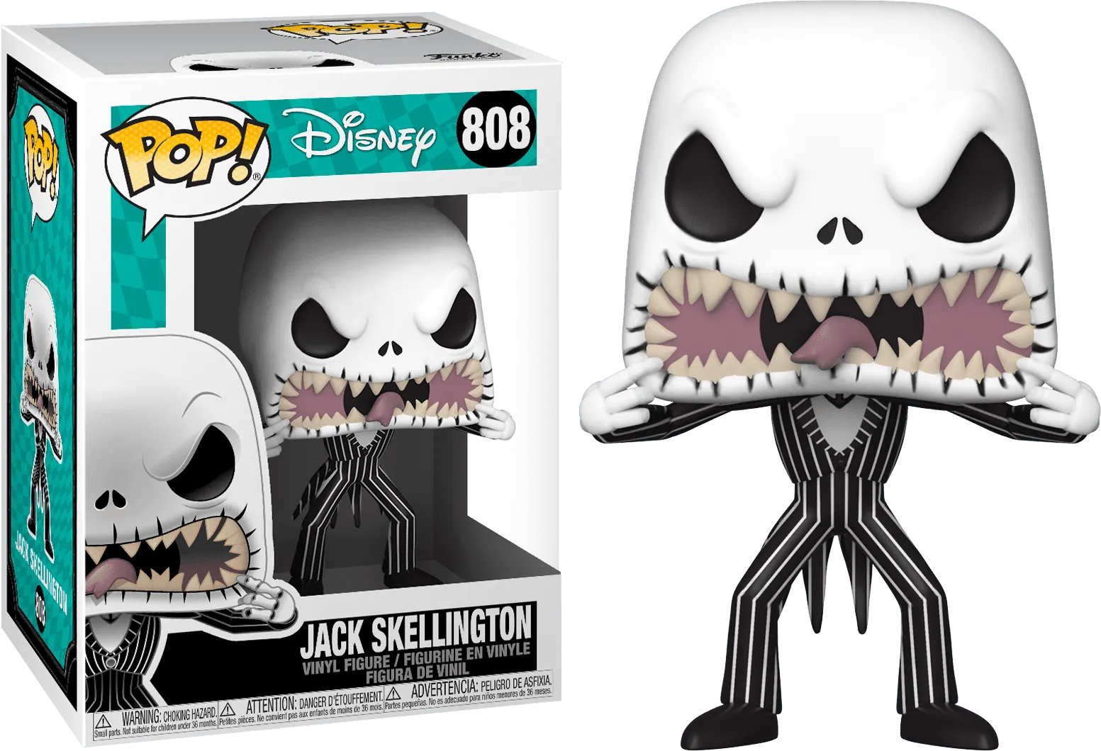 FUN48182 The Nightmare Before Christmas - Jack Skellington (scary face) Pop! Vinyl - Funko - Titan Pop Culture