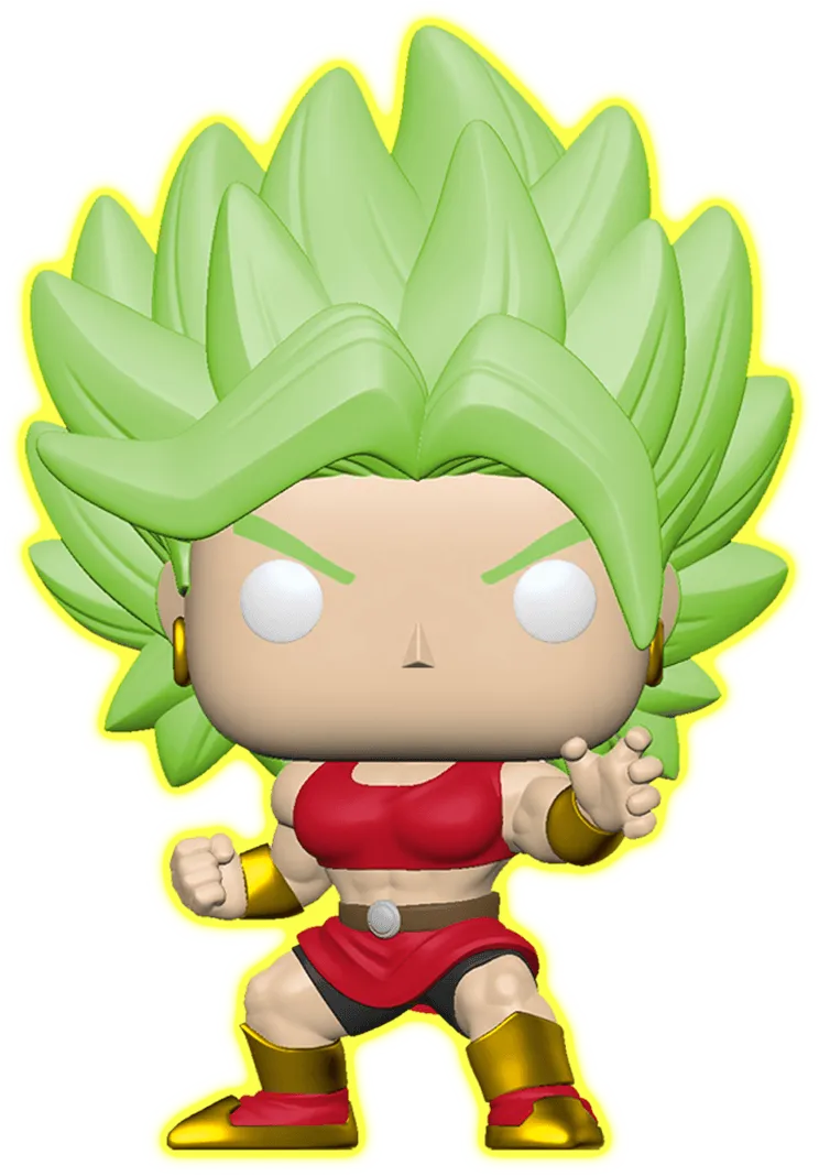 FUN48577Less Dragon Ball Super - Super Saiyan Kale Glow US Exclusive Pop! Vinyl - Less Than Perfect - Funko - Titan Pop Culture