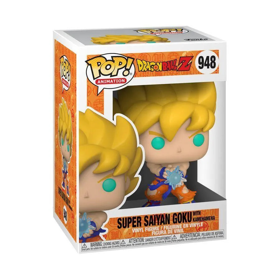 FUN48660 Dragon Ball Z - Super Saiyan Goku with Kamehameha Wave Pop! Vinyl - Funko - Titan Pop Culture