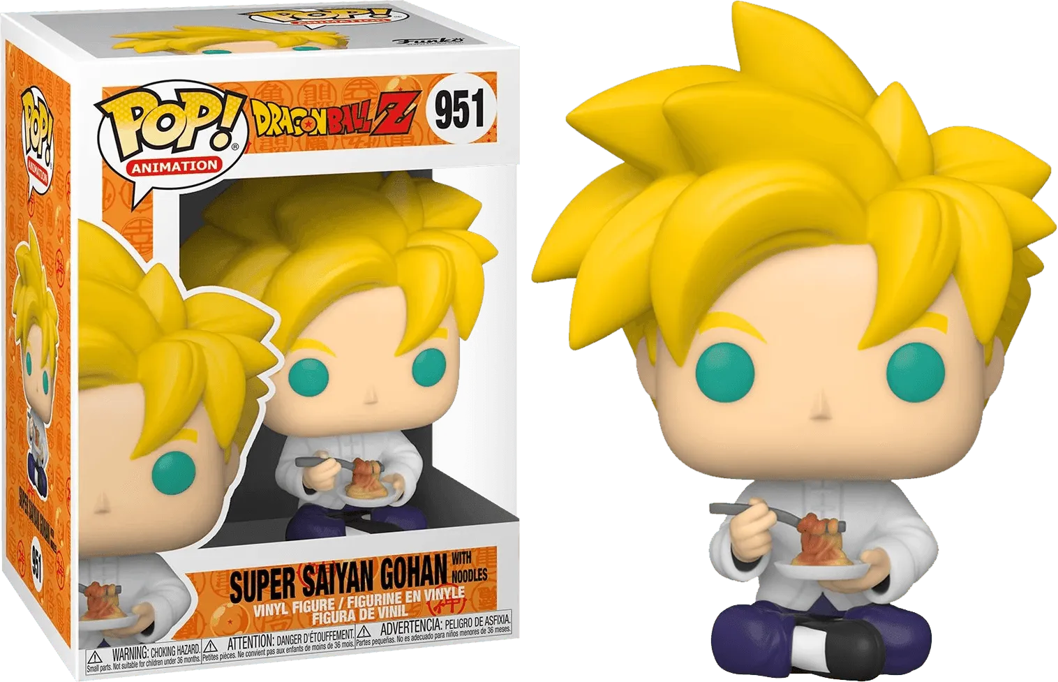 FUN48665 Dragon Ball Z - SS Gohan with Noodles Pop! Vinyl - Funko - Titan Pop Culture