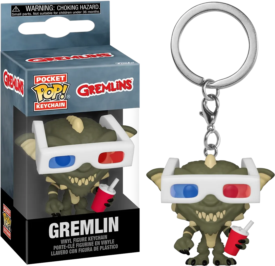 FUN49828 Gremlins - Gremlin with 3D Glasses Pocket Pop! Keychain - Funko - Titan Pop Culture