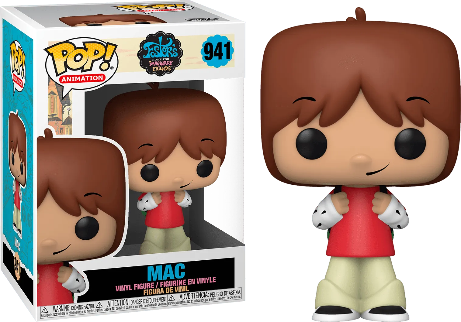 FUN51644 Foster's Home for Imaginary Friends - Mac Pop! Vinyl - Funko - Titan Pop Culture