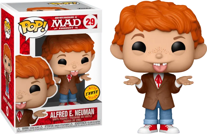 FUN52004 Mad TV - Alfred E Neuman (with chase) Pop! Vinyl - Funko - Titan Pop Culture