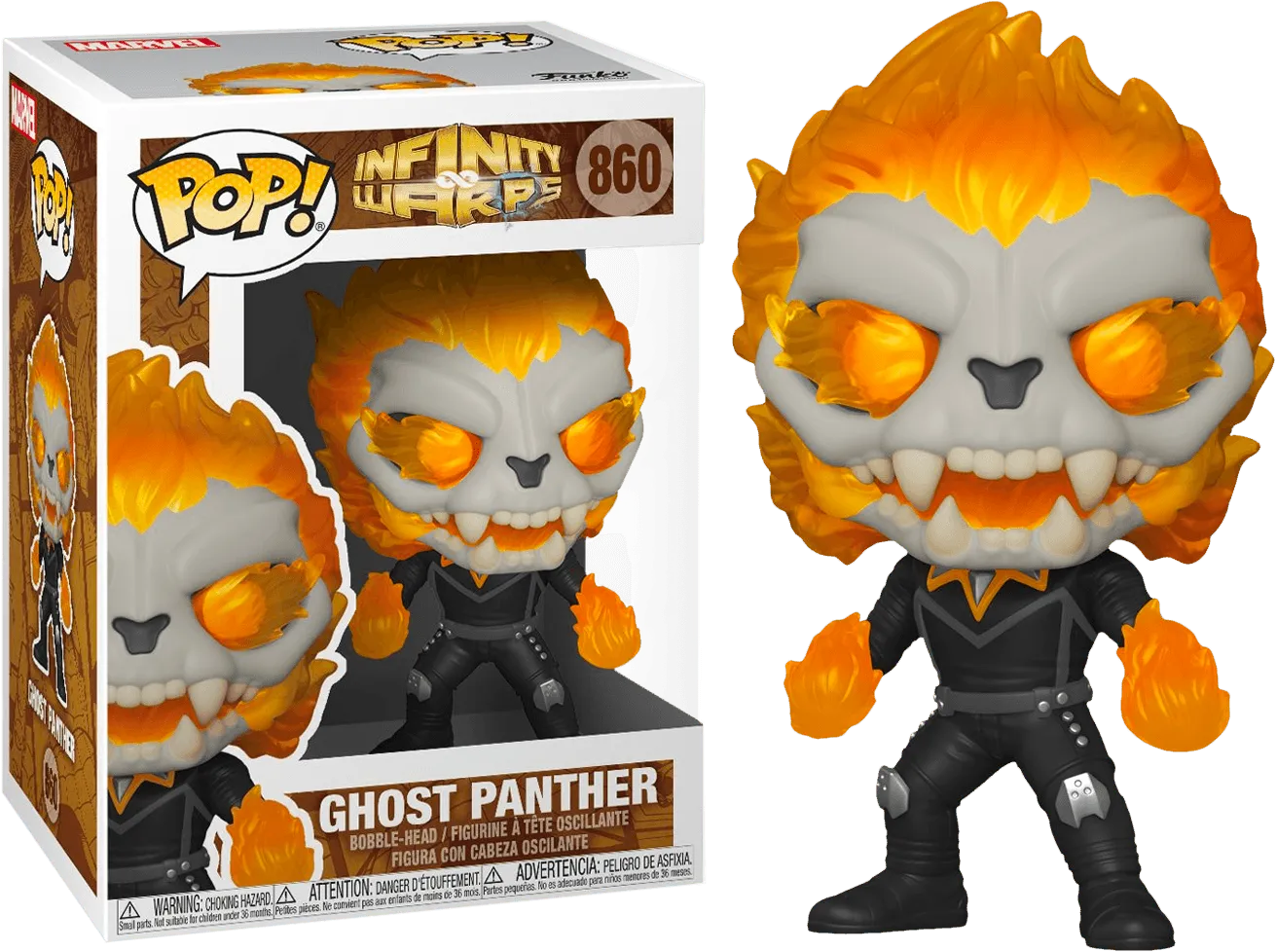 FUN52008 Infinity Warps - Ghost Panther Pop! Vinyl - Funko - Titan Pop Culture