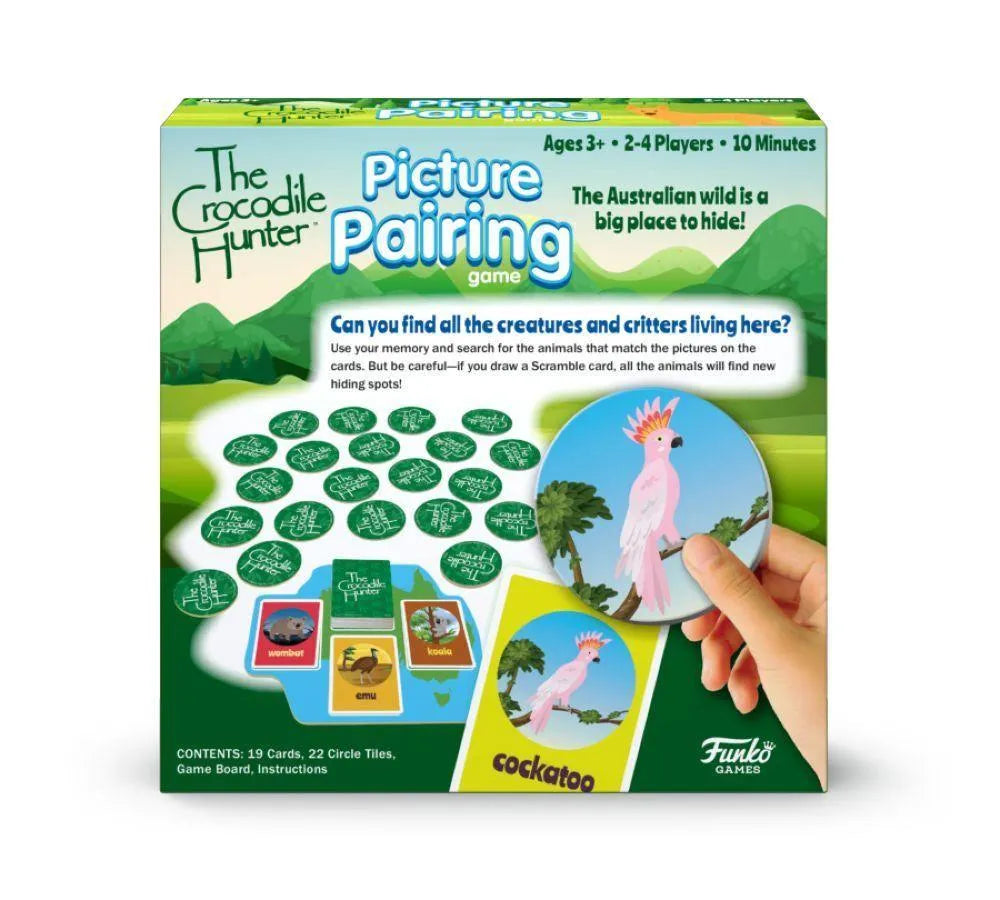 FUN52374 Crocodile Hunter - Picture Pairing Game - Funko - Titan Pop Culture