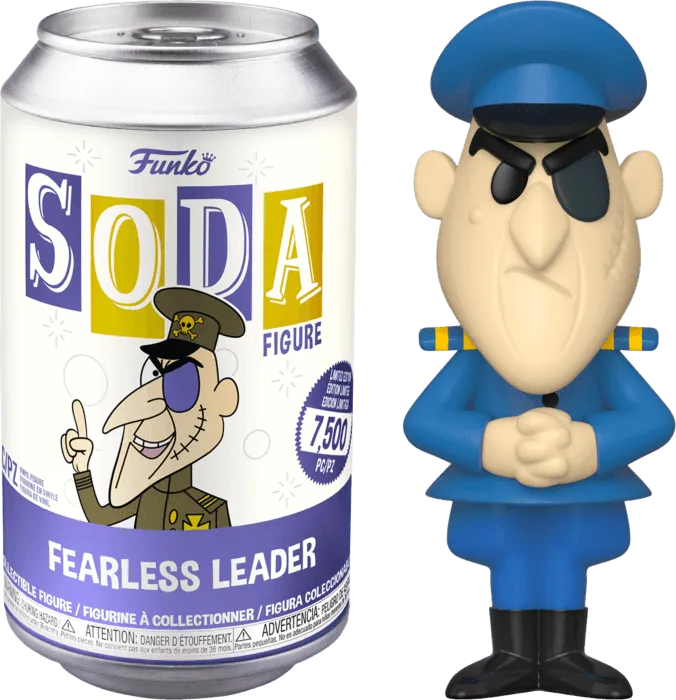 FUN52382 Rocky & Bullwinkle - Fearless Leader (with chase) Vinyl Soda - Funko - Titan Pop Culture