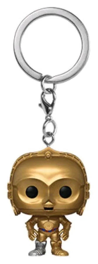 FUN53056 Star Wars - C-3PO Pocket Pop! Keychain - Funko - Titan Pop Culture