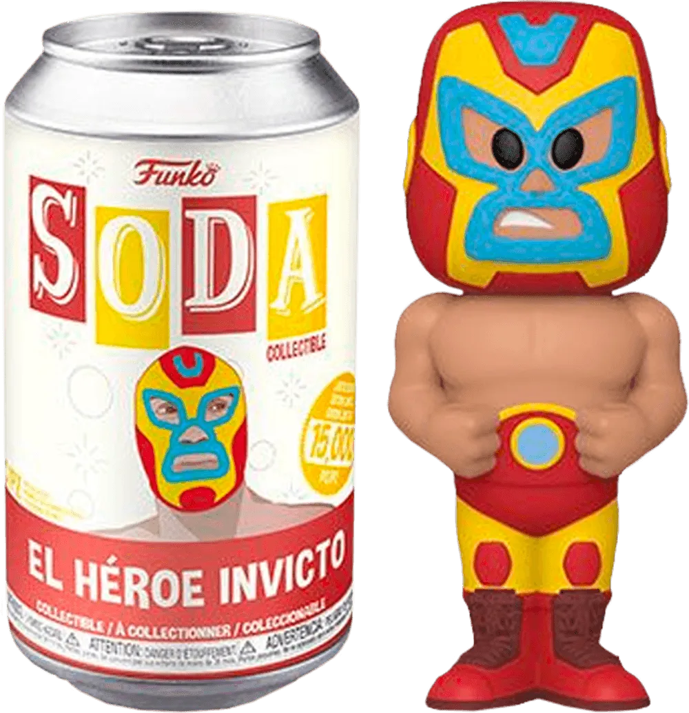 FUN54506 Iron Man - Iron Man Luchadore (with chase) Vinyl Soda - Funko - Titan Pop Culture