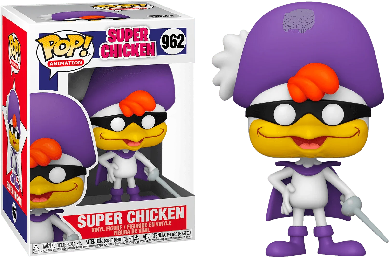 FUN55286 Super Chicken - Super Chicken Pop! Vinyl - Funko - Titan Pop Culture