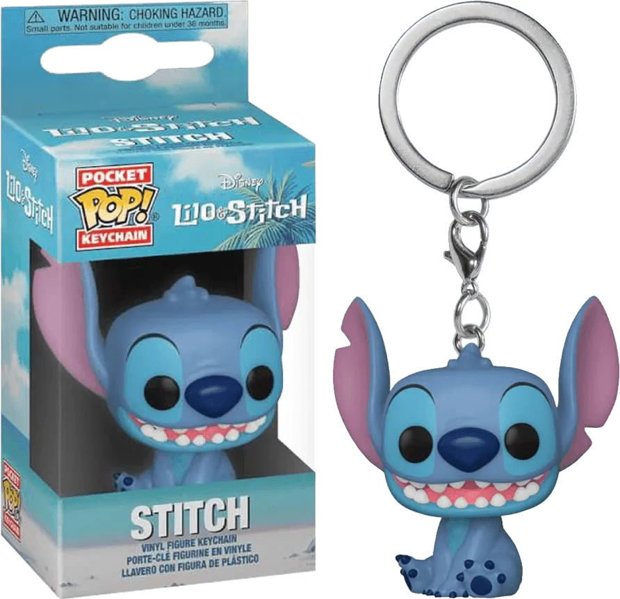 FUN55619 Lilo and Stitch - Stitch Pocket Pop! Keychain - Funko TBA - Titan Pop Culture