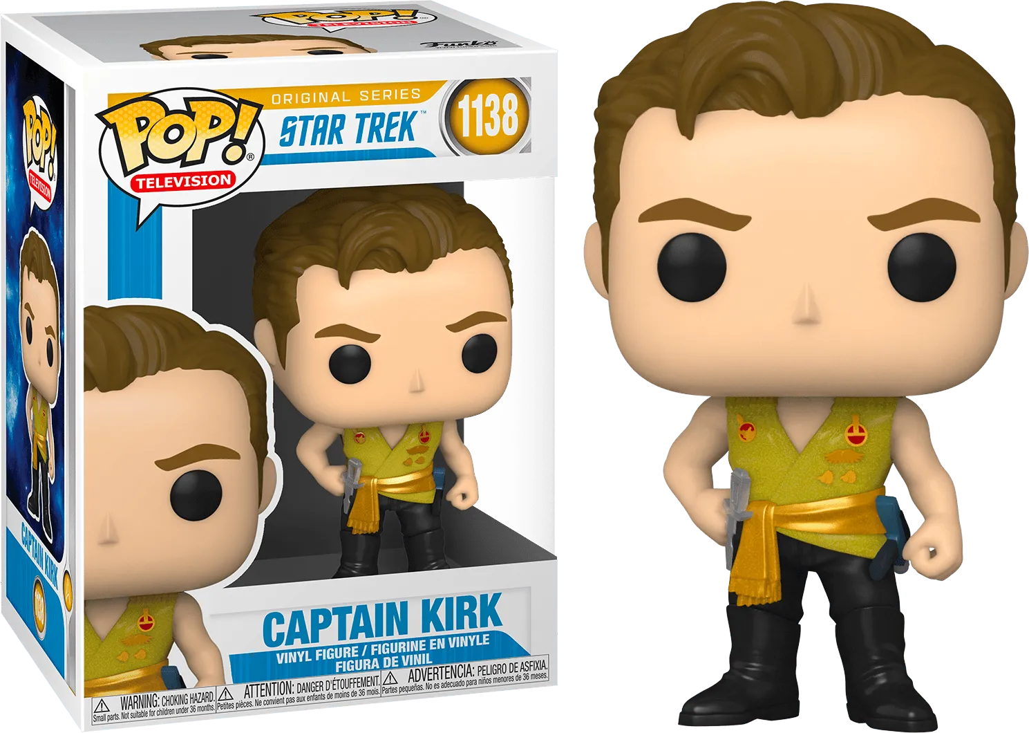 FUN55806 Star Trek: The Original Series - Mirror Kirk Pop! Vinyl - Funko - Titan Pop Culture