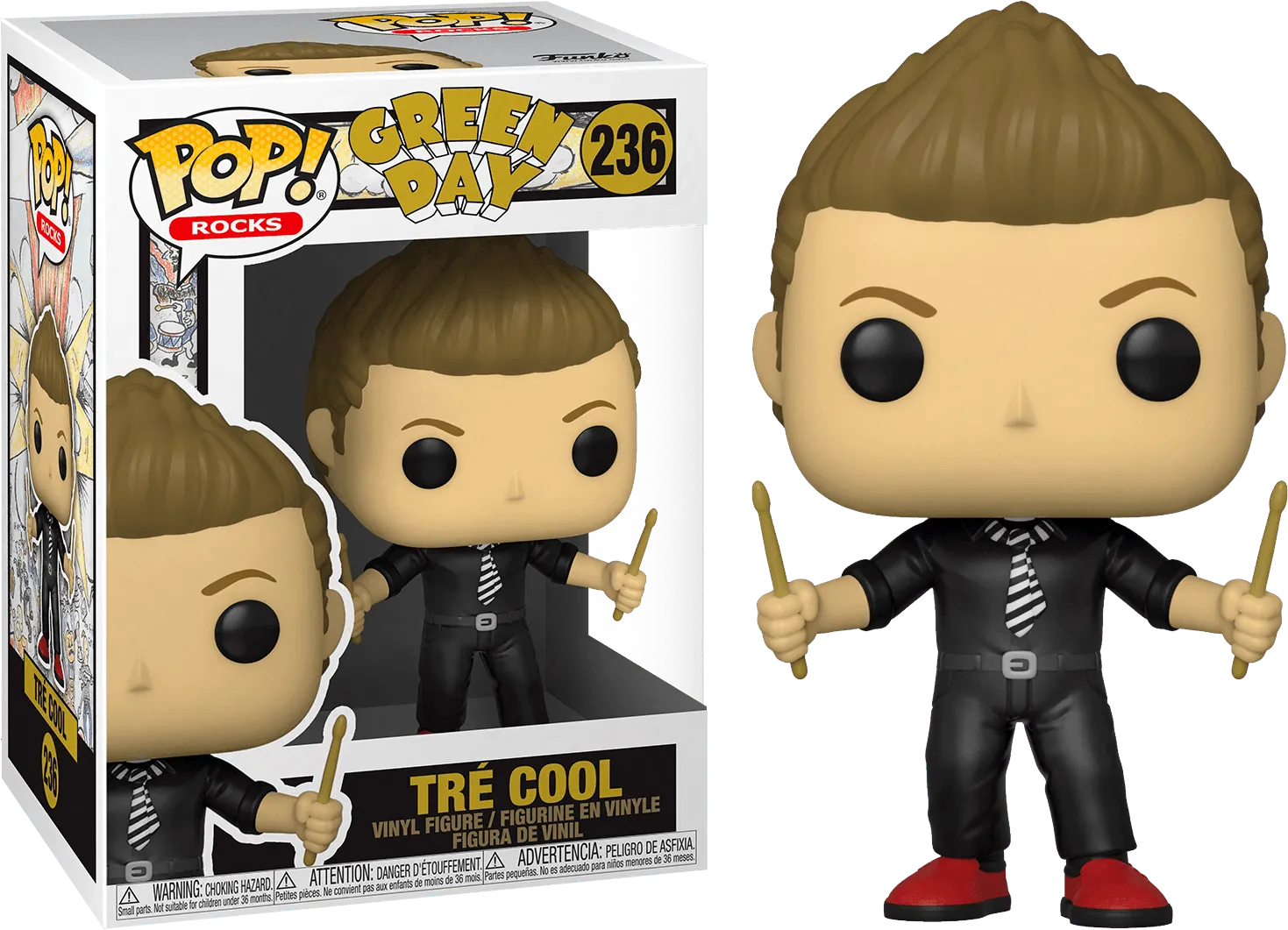 FUN56726 Green Day - Tre Cool Pop! Vinyl - Funko - Titan Pop Culture
