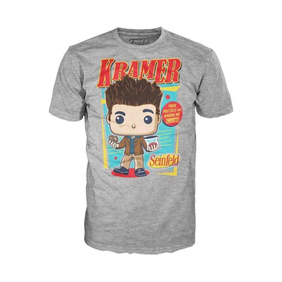 FUN56880 Seinfeld - Kramer Pretzel Pop! Tee - Funko - Titan Pop Culture