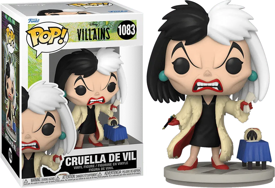 FUN57349 Disney Villains - Cruella de Vil Pop! Vinyl - Funko - Titan Pop Culture