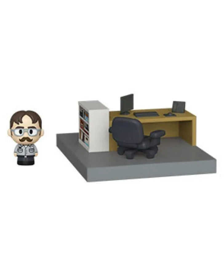 FUN57389 The Office - Dwight (with chase) Mini Moment - Funko - Titan Pop Culture