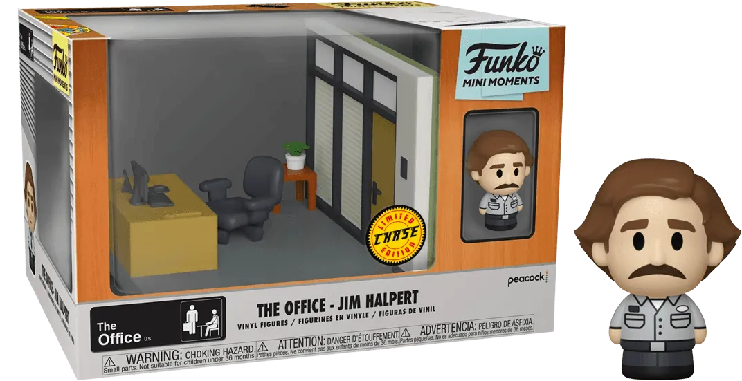 FUN57390 The Office - Jim (with chase) Mini Moment - Funko - Titan Pop Culture