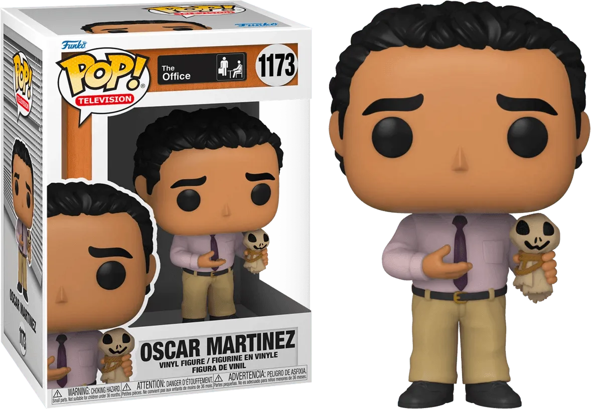 FUN57397 The Office - Oscar with Scarecrow Doll Pop! Vinyl - Funko - Titan Pop Culture