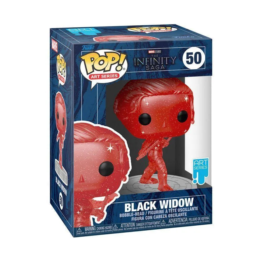 FUN57613 Marvel Infinity Saga - Black Widow Red (Artist Series) Pop! Vinyl with Protector - Funko - Titan Pop Culture