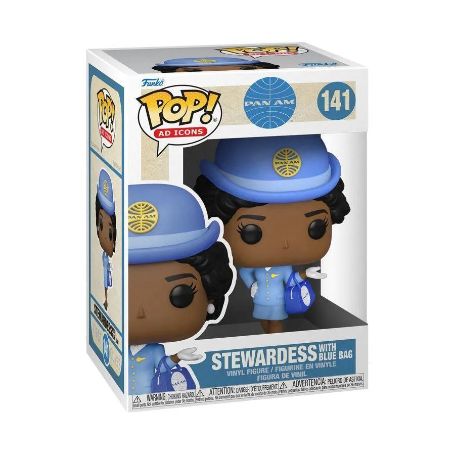FUN57893 Pan Am - Stewardess with Blue Bag Pop! Vinyl - Funko - Titan Pop Culture