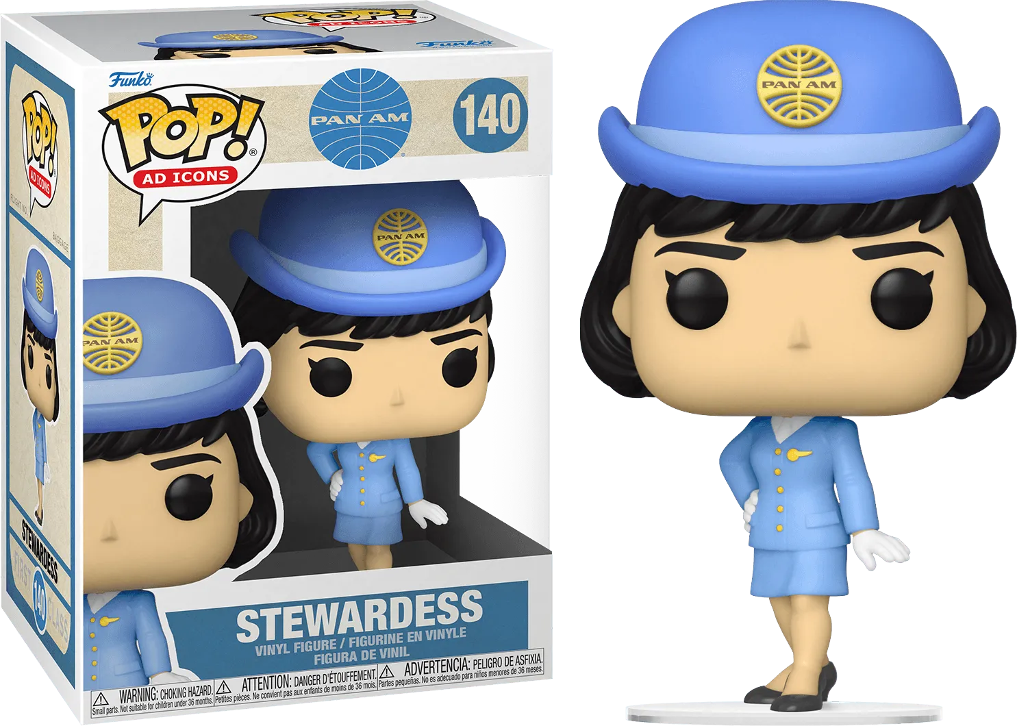 FUN57894 Pan Am - Stewardess without Bag Pop! Vinyl - Funko - Titan Pop Culture