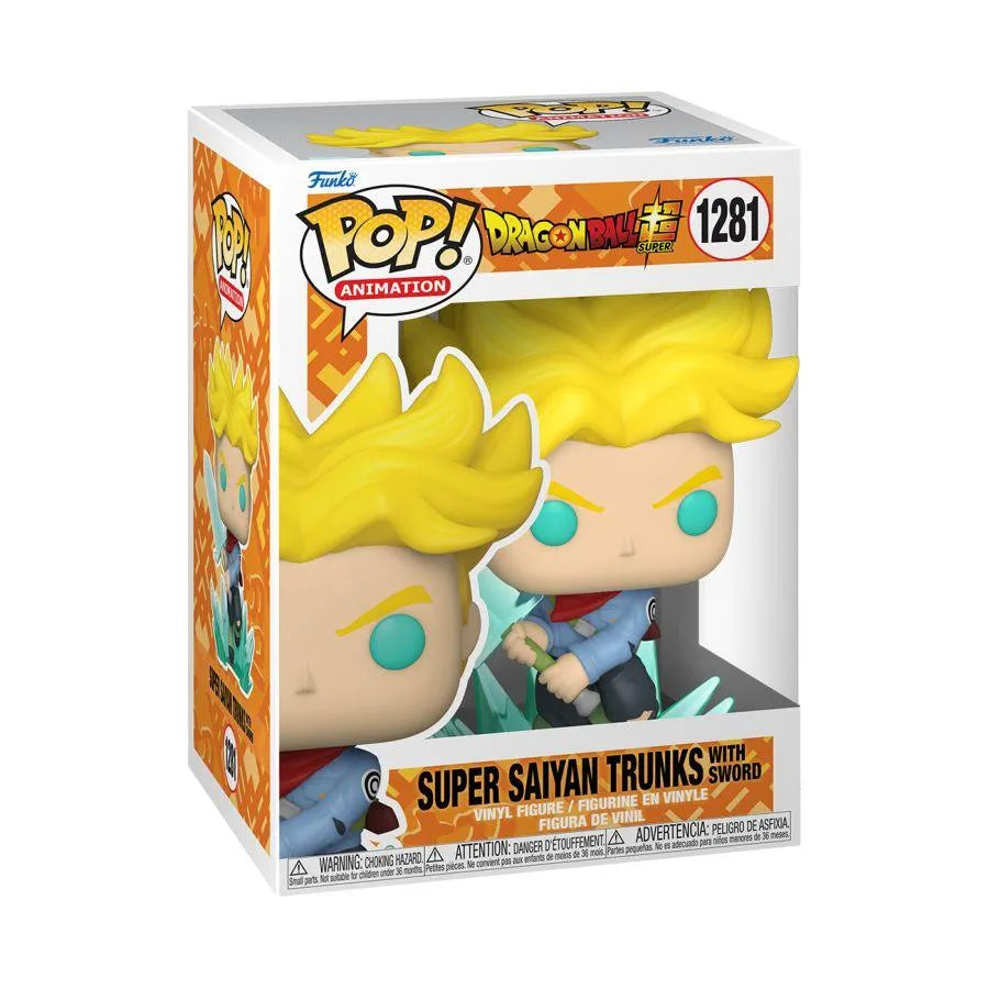 FUN58019 Dragon Ball Super - Super Saiyan Trunks with Spirit Sword Pop! Vinyl - Funko - Titan Pop Culture