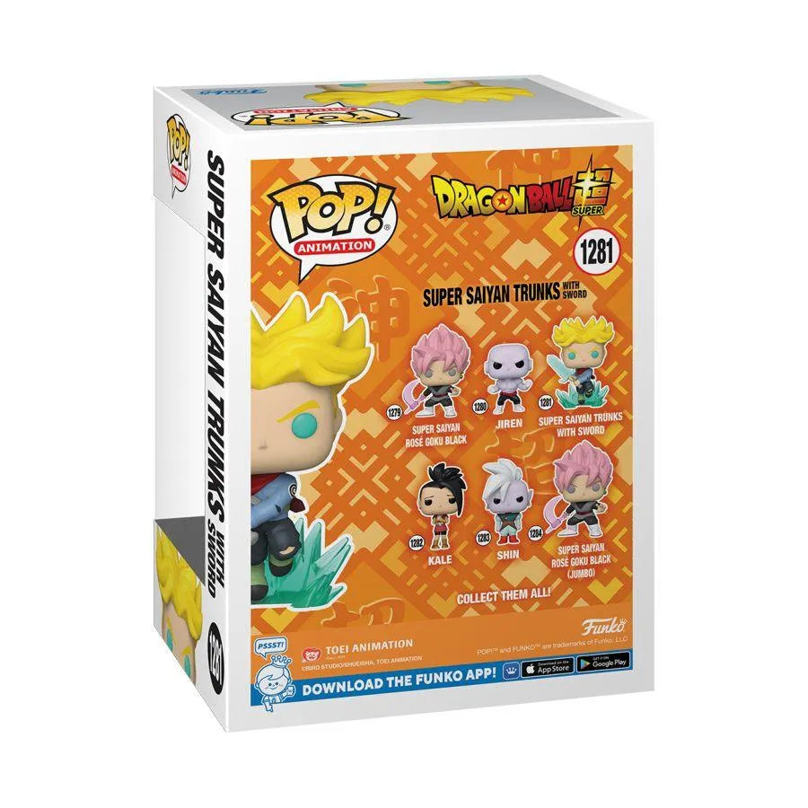 FUN58019 Dragon Ball Super - Super Saiyan Trunks with Spirit Sword Pop! Vinyl - Funko - Titan Pop Culture