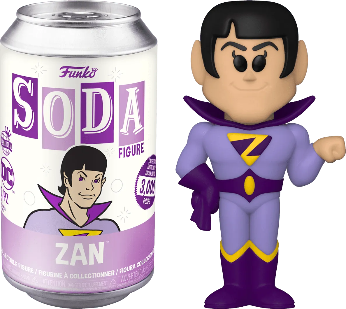 FUN58337 Super Friends - Zan (with chase) Vinyl Soda - Funko - Titan Pop Culture