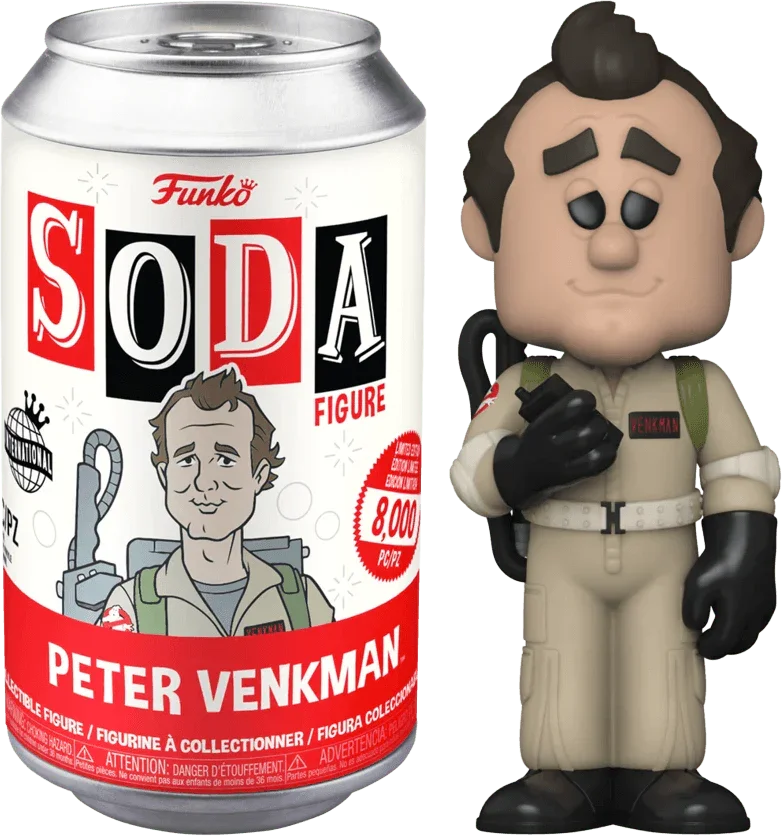 FUN58696 Ghostbusters - Venkman (with chase) Vinyl Soda - Funko - Titan Pop Culture