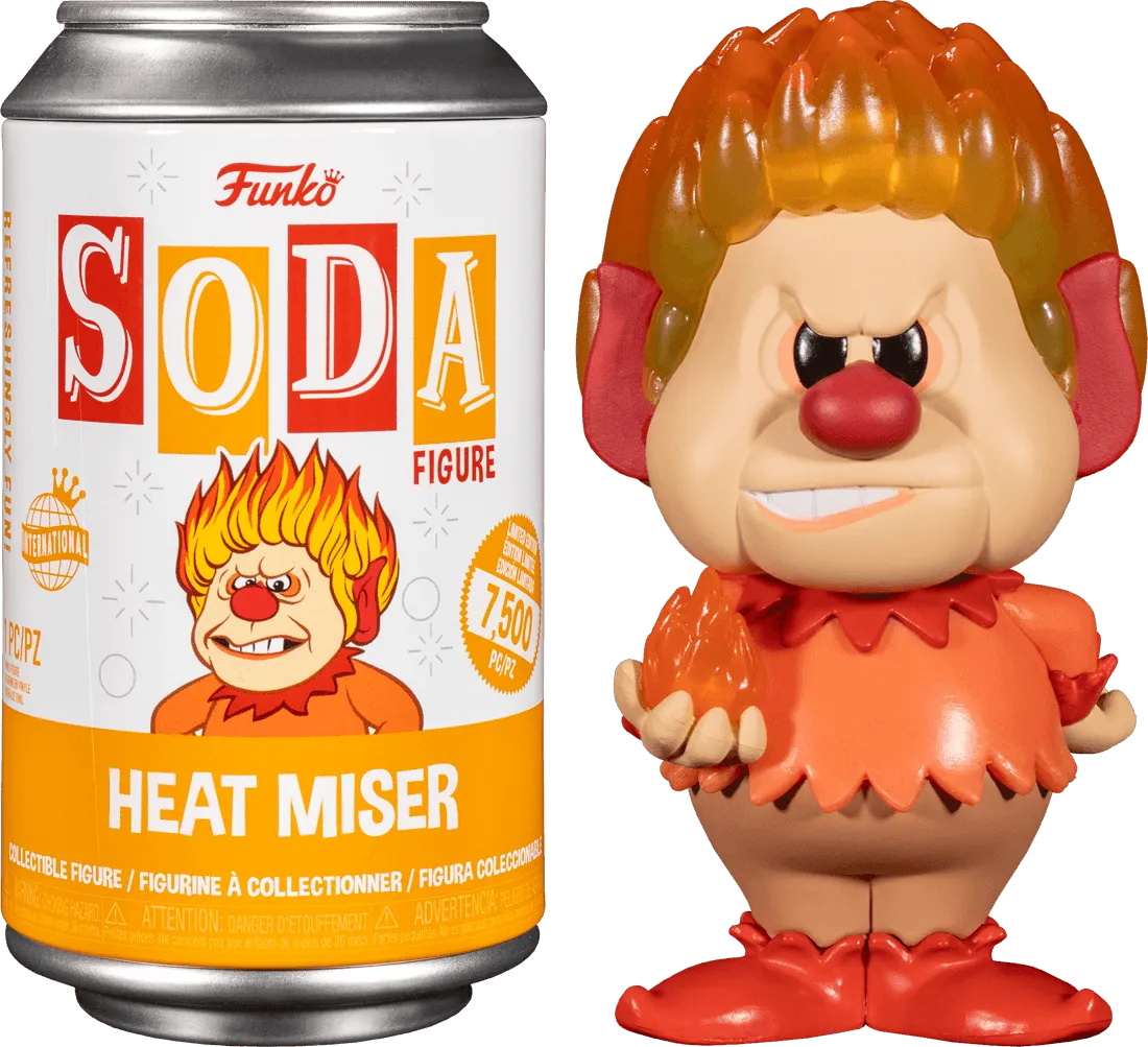 FUN58722 The Year Without A Santa Claus - Heat Miser (with chase) Vinyl Soda - Funko - Titan Pop Culture
