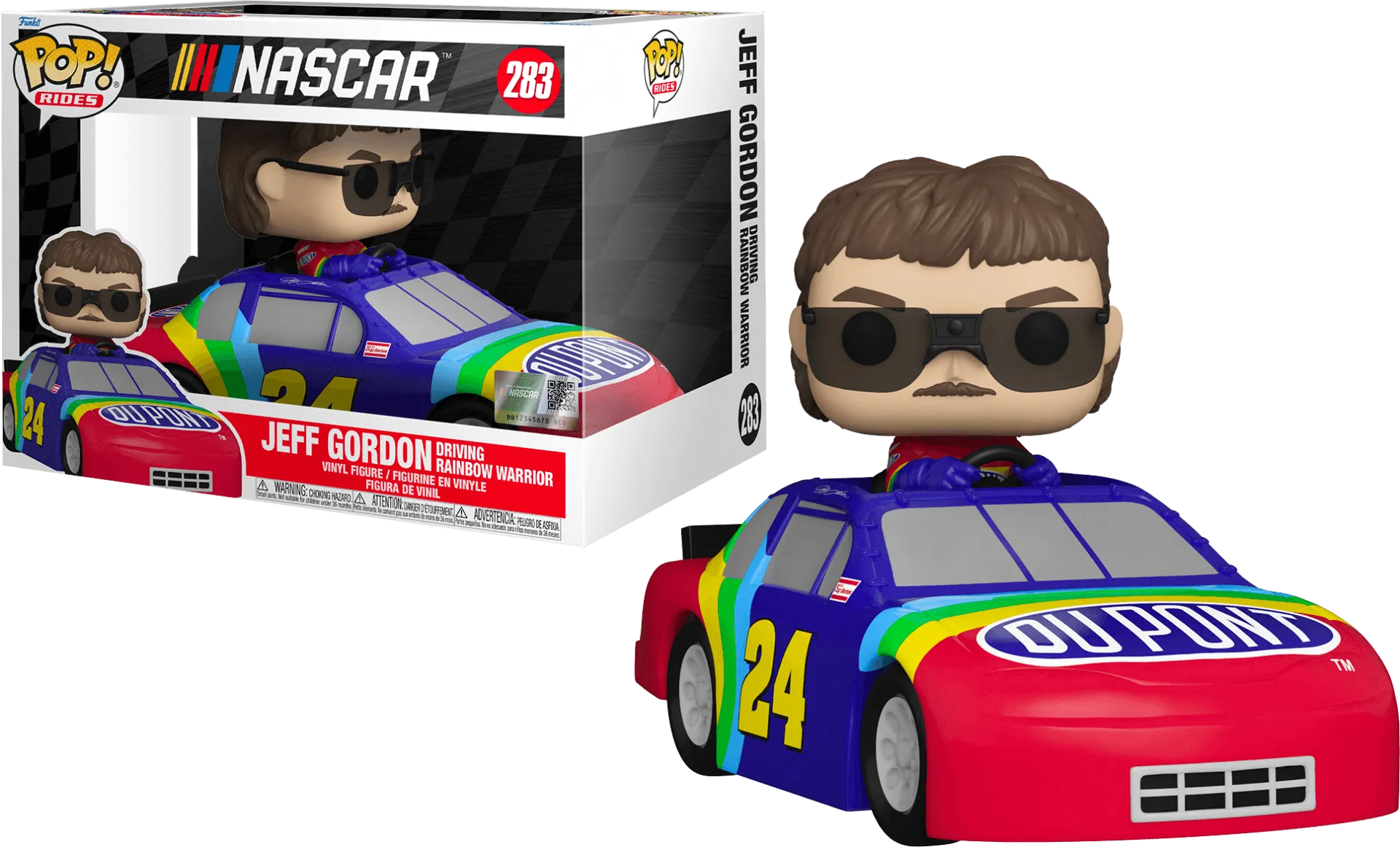 FUN59238 NASCAR - Jeff Gordon in Rainbow Warrior Pop! Ride - Funko - Titan Pop Culture