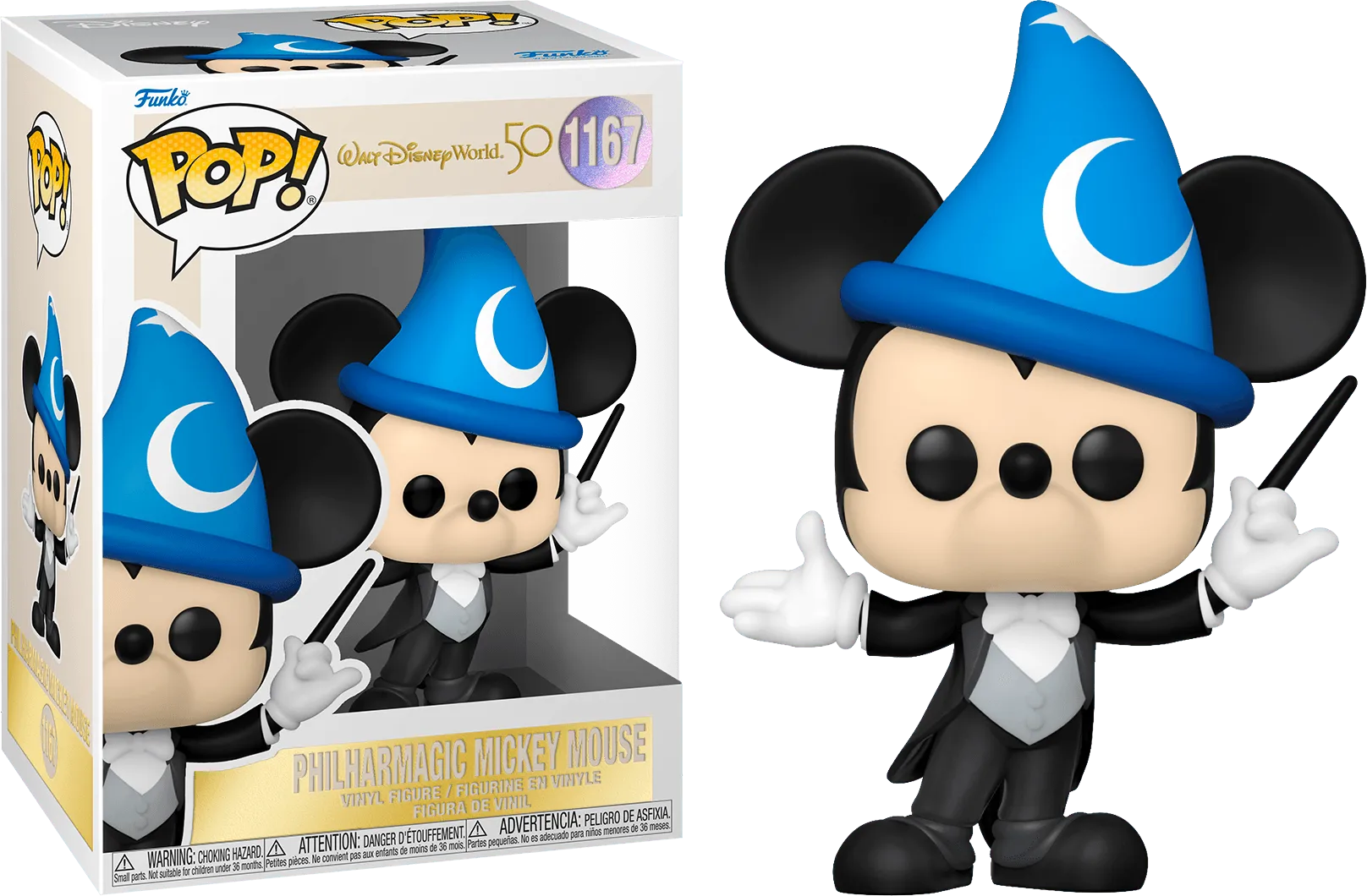 FUN59510 Disney World - Mickey Mouse Philharmagic 50th Anniversary Pop! Vinyl - Funko - Titan Pop Culture