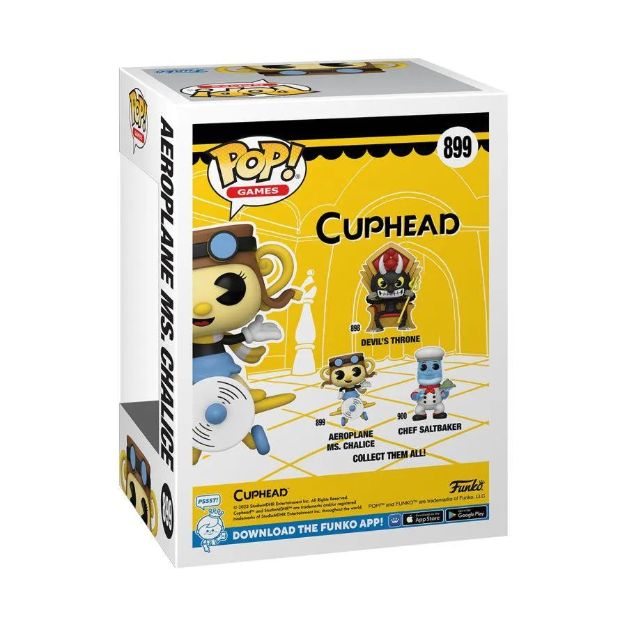 FUN61417 Cuphead - Aeroplane Ms. Chalice Pop! Vinyl - Funko - Titan Pop Culture