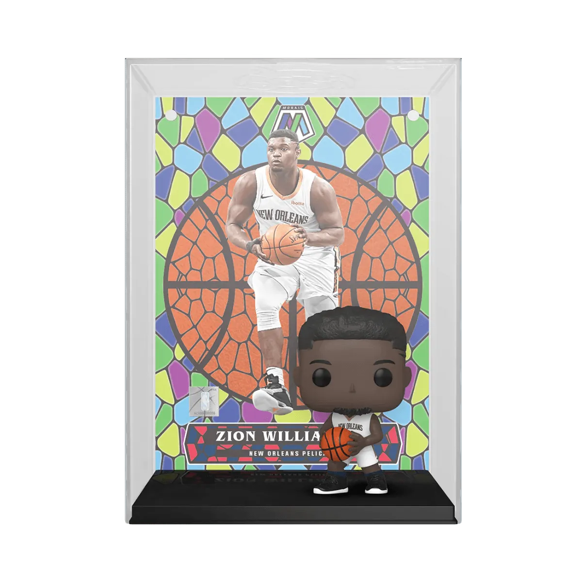 FUN61493 NBA - Zion Williamson (Mosaic) Pop! Trading Card - Funko - Titan Pop Culture
