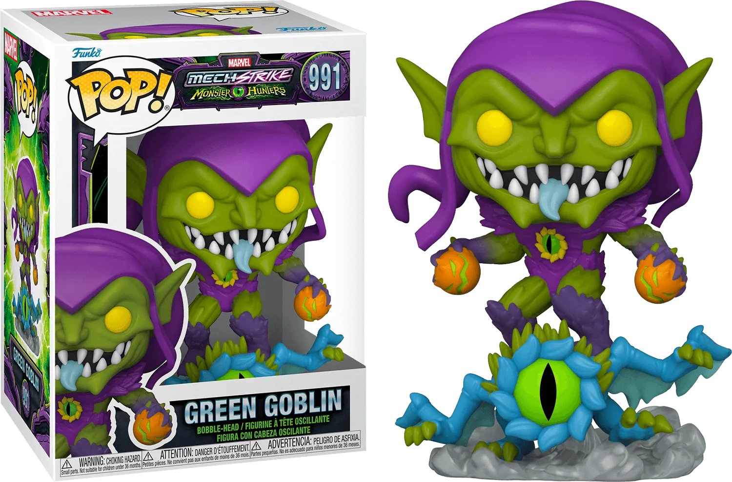 FUN61523 Marvel Mech Strike Monster Hunters - Green Goblin Pop! Vinyl - Funko - Titan Pop Culture