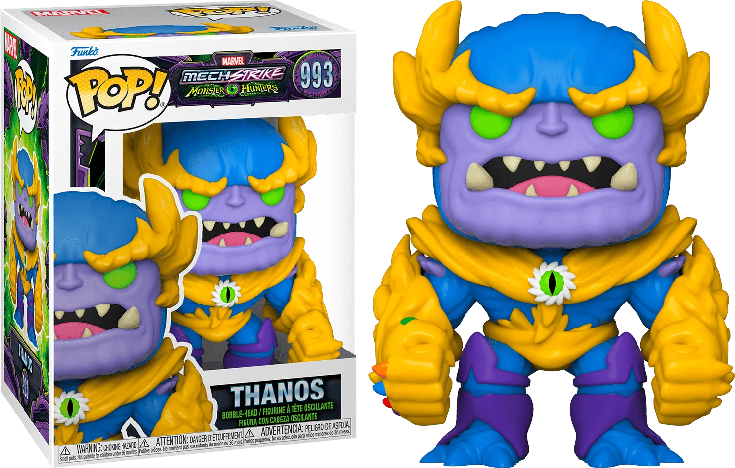 FUN61525 Marvel Mech Strike Monster Hunters - Thanos Pop! Vinyl - Funko - Titan Pop Culture