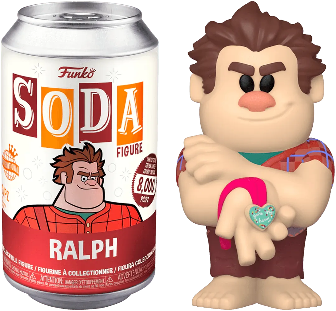 FUN61735 Wreck-It Ralph - Ralph (with chase) Vinyl Soda - Funko - Titan Pop Culture