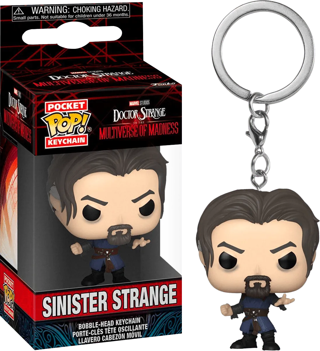 FUN62403 Doctor Strange 2: Multiverse of Madness - Sinister Strange Pocket Pop! Keychain - Funko - Titan Pop Culture