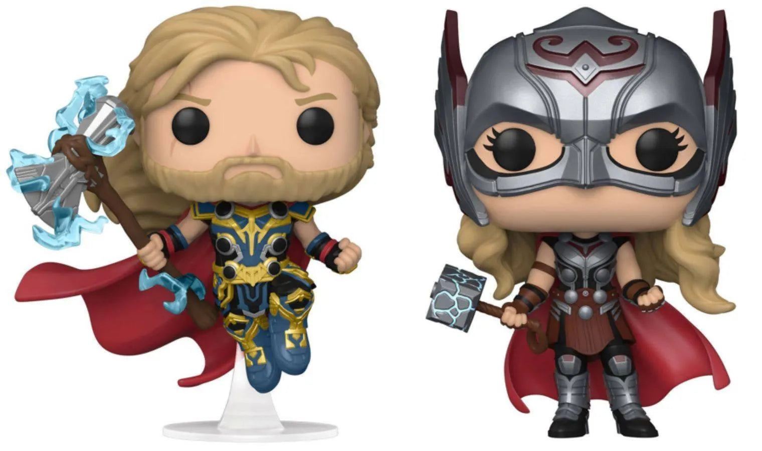 FUN63176 Thor 4: Love and Thunder - Thor & Mighty Thor Pop! 2Pk RS - Funko - Titan Pop Culture
