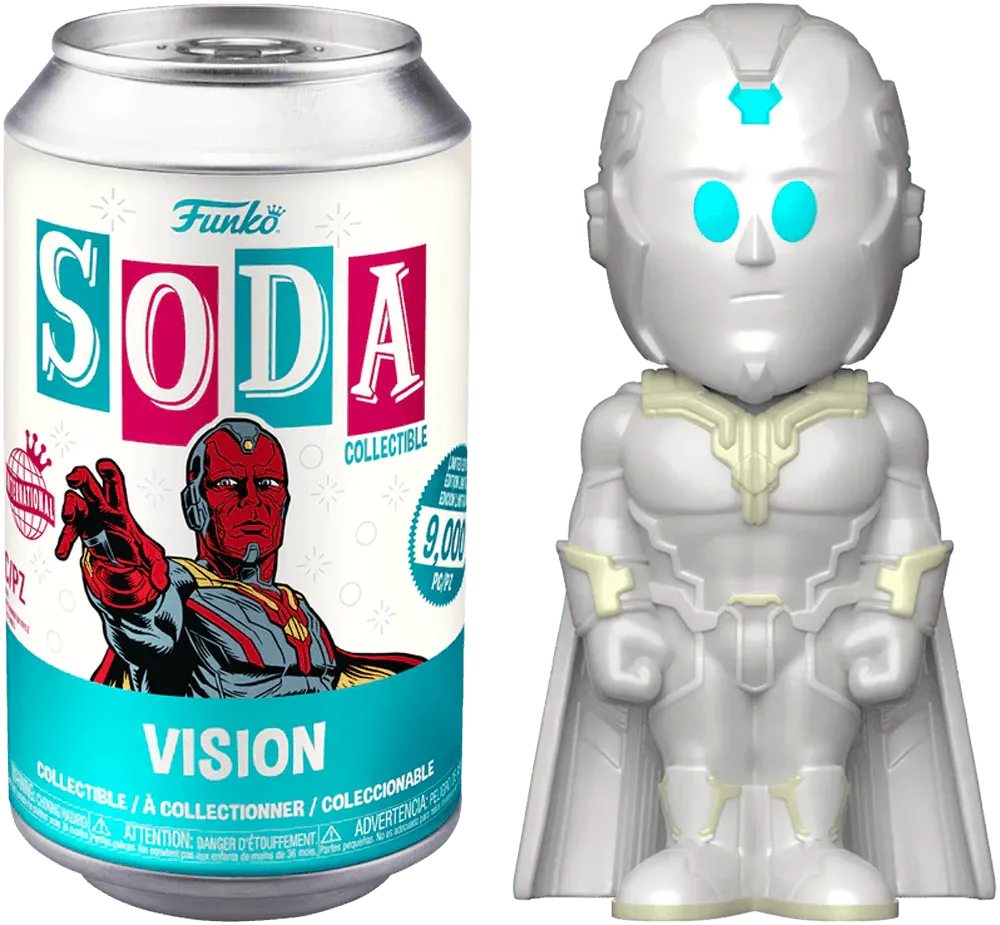 FUN63787 WandaVision - Vision (with chase) Vinyl Soda - Funko - Titan Pop Culture
