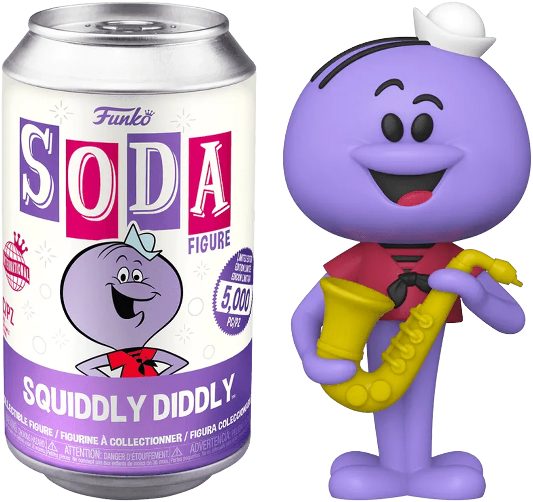 FUN63871 Hanna Barbera - Squiddly Diddly (with chase) Vinyl Soda - Funko - Titan Pop Culture