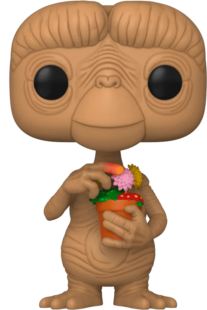 FUN63992 E.T. the Extra-Terrestrial - E.T. with Flowers Pop! Vinyl - Funko - Titan Pop Culture