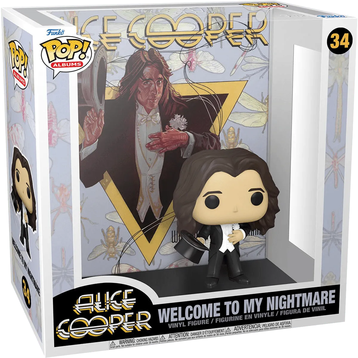 FUN64038 Alice Cooper - Welcome To My Nightmare Pop! Vinyl Album - Funko - Titan Pop Culture