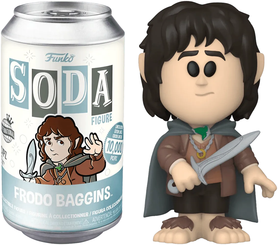 FUN64138 The Lord of the Rings - Frodo Baggins (with chase) Vinyl Soda - Funko - Titan Pop Culture