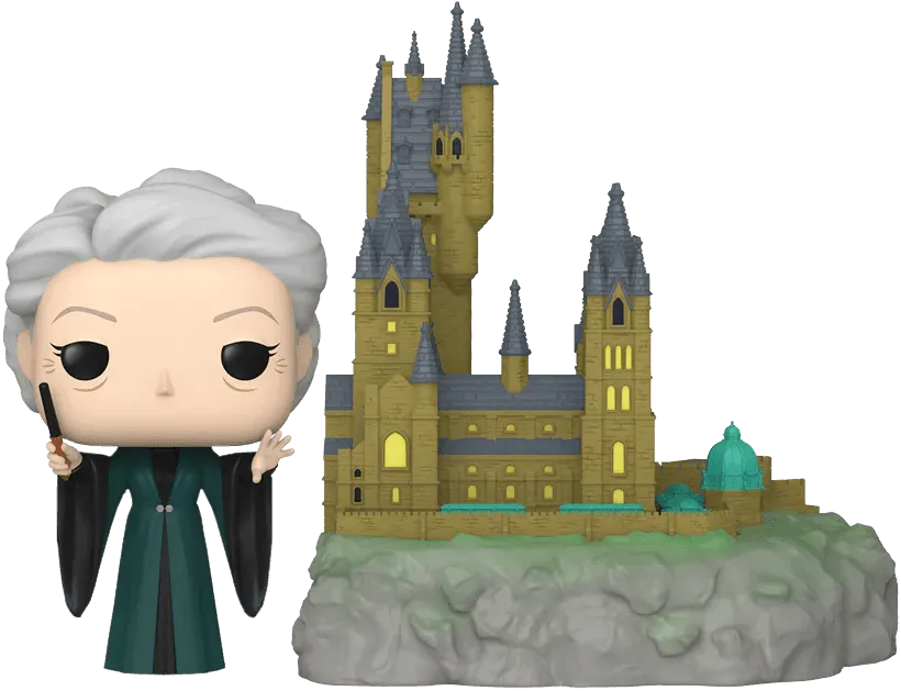 FUN65655 Harry Potter - Minerva McGonagall with Hogwarts Pop! Town - Funko - Titan Pop Culture
