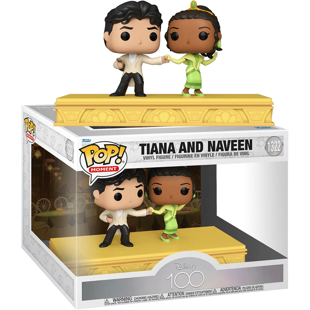 FUN67976 Disney 100th - Tiana & Naveen Pop! Moment - Funko - Titan Pop Culture