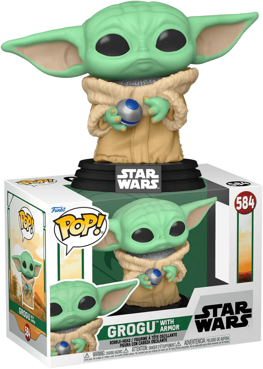 FUN68650 Star Wars: Book of Boba Fett - Grogu with Armor Pop! Vinyl - Funko - Titan Pop Culture