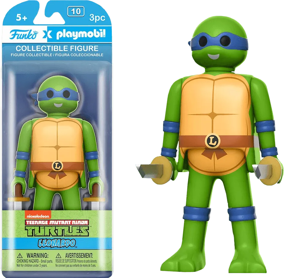 FUN8407 Teenage Mutant Ninja Turtles - Leonardo Playmobil - Funko - Titan Pop Culture
