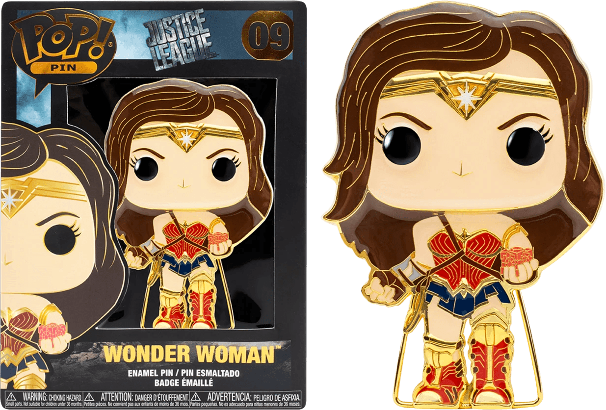 FUNDCCPP0011 Wonder Woman - Wonder Woman (with chase) 4" Pop! Enamel Pin - Funko - Titan Pop Culture